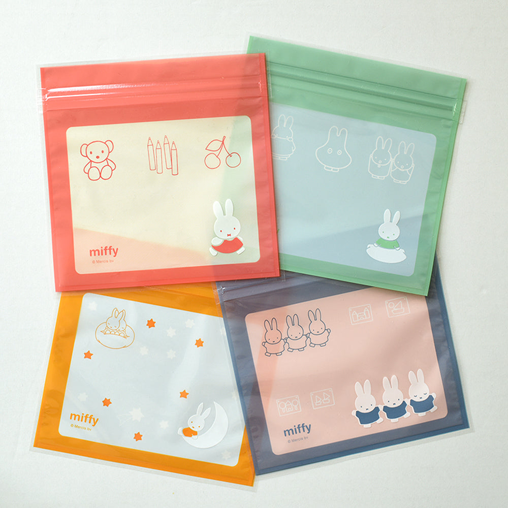 MIFFY x greenflash Zipper Bag 13.5x13.5cm Dance