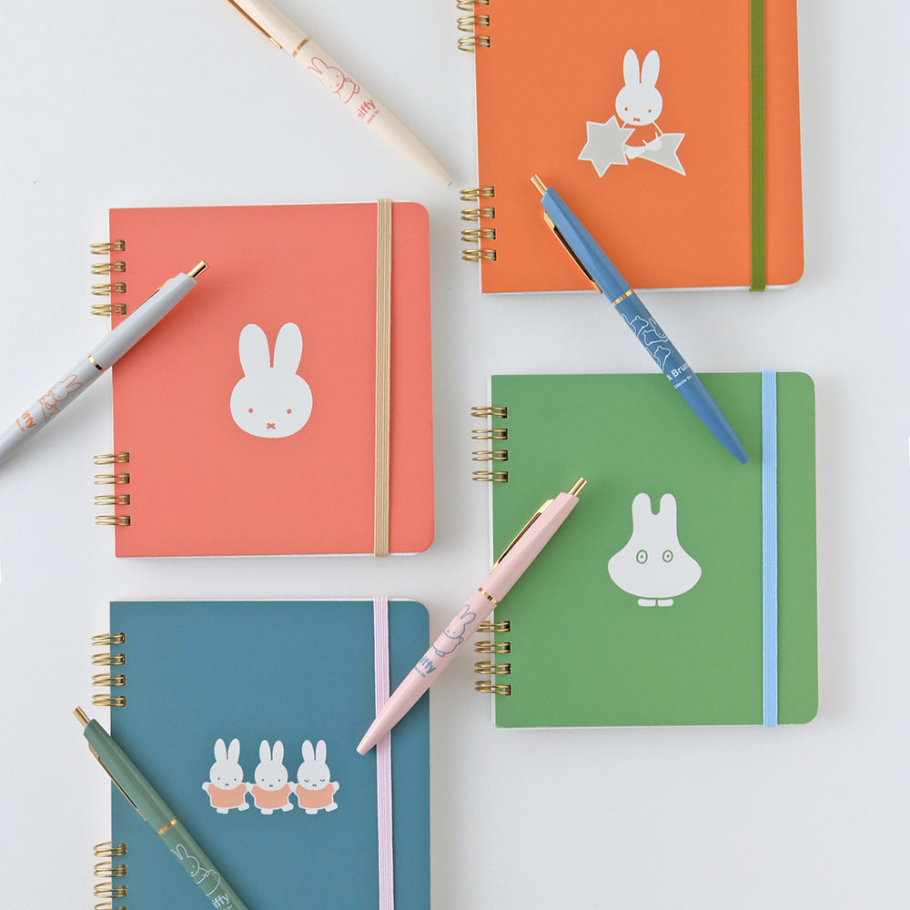 MIFFY x greenflash Ring Note Square 12.8x14cm 5x5 Grid Star