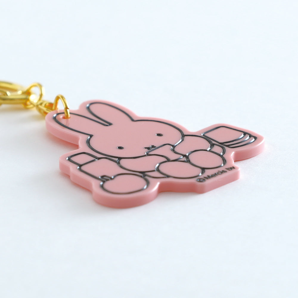 MIFFY x greenflash Key Ring Pink