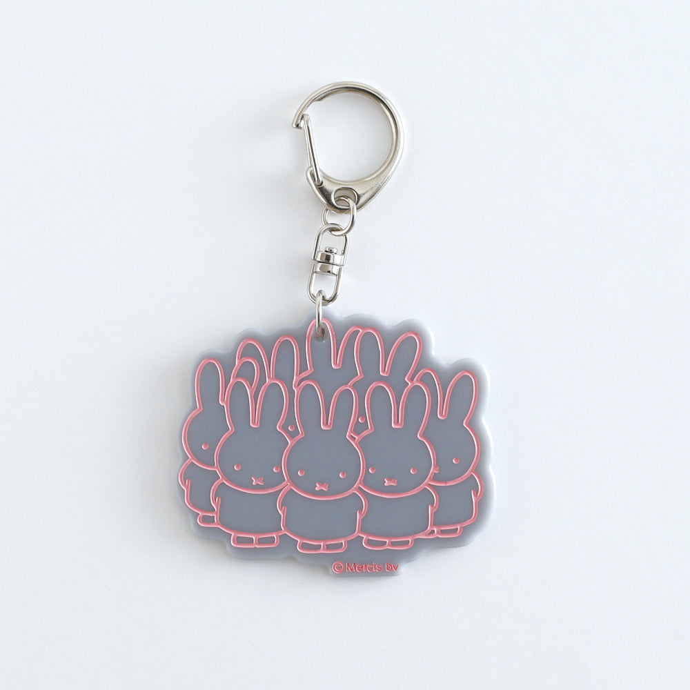 MIFFY x greenflash Key Ring Gray