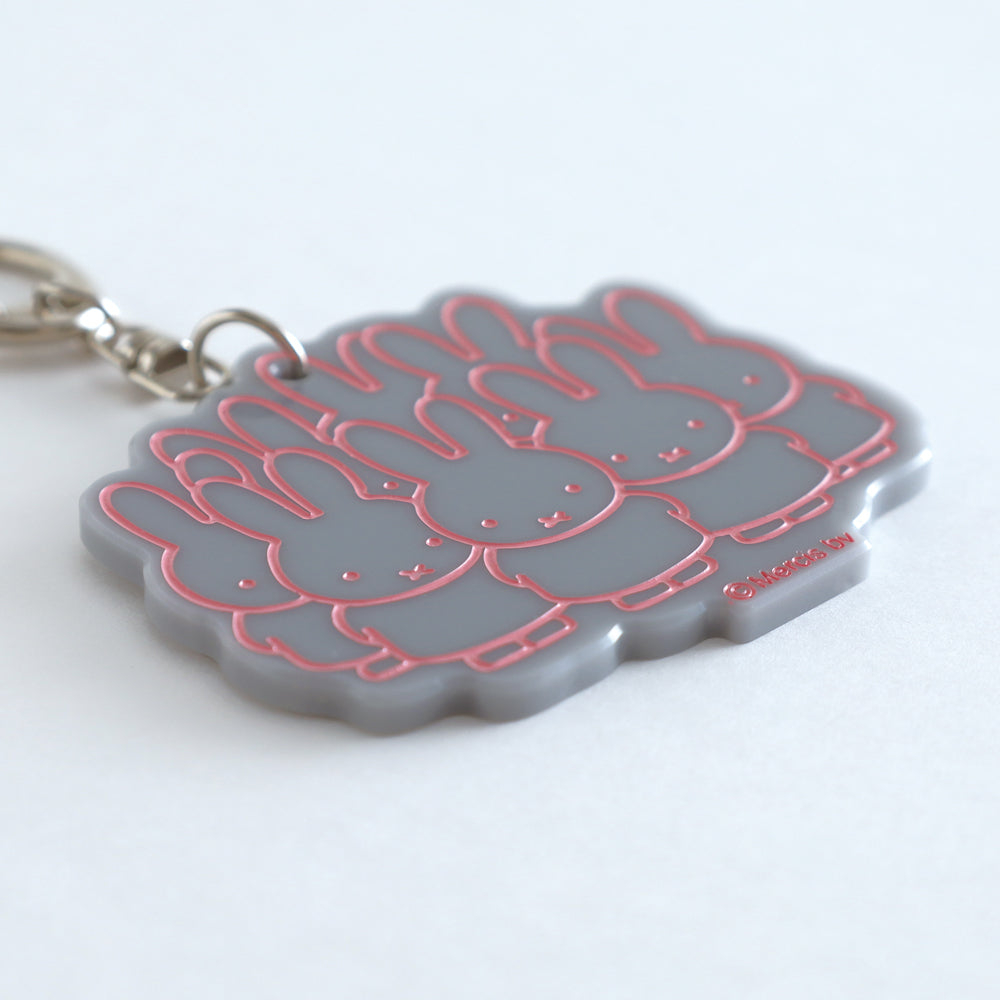 MIFFY x greenflash Key Ring Gray