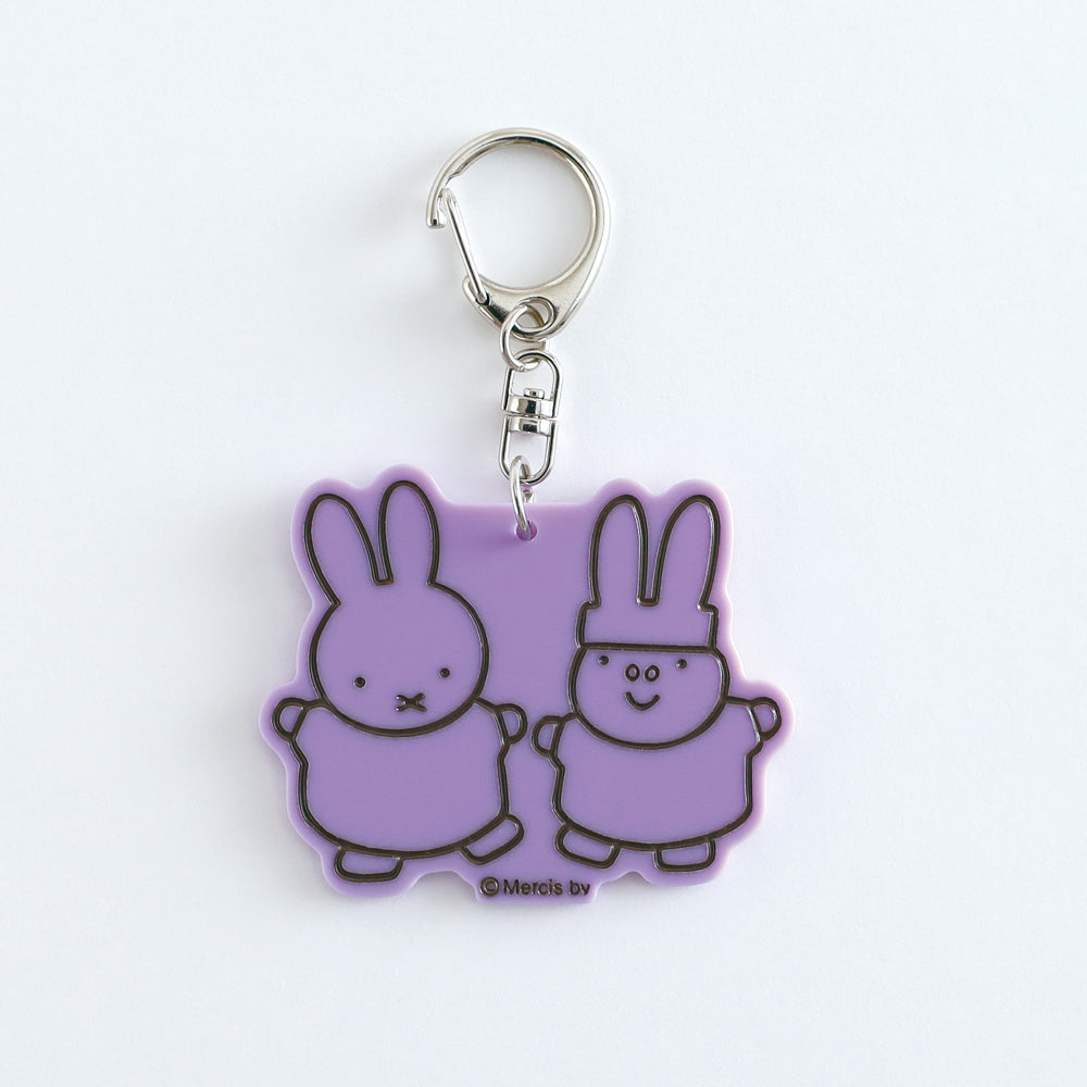 MIFFY x greenflash Key Ring Purple