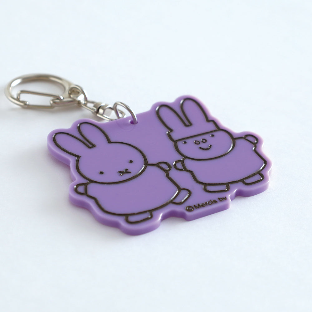 MIFFY x greenflash Key Ring Purple