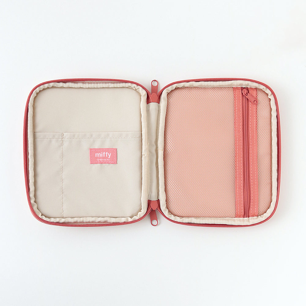 MIFFY x greenflash Multi Stationery Pouch 15x18x2.5cm Miffy