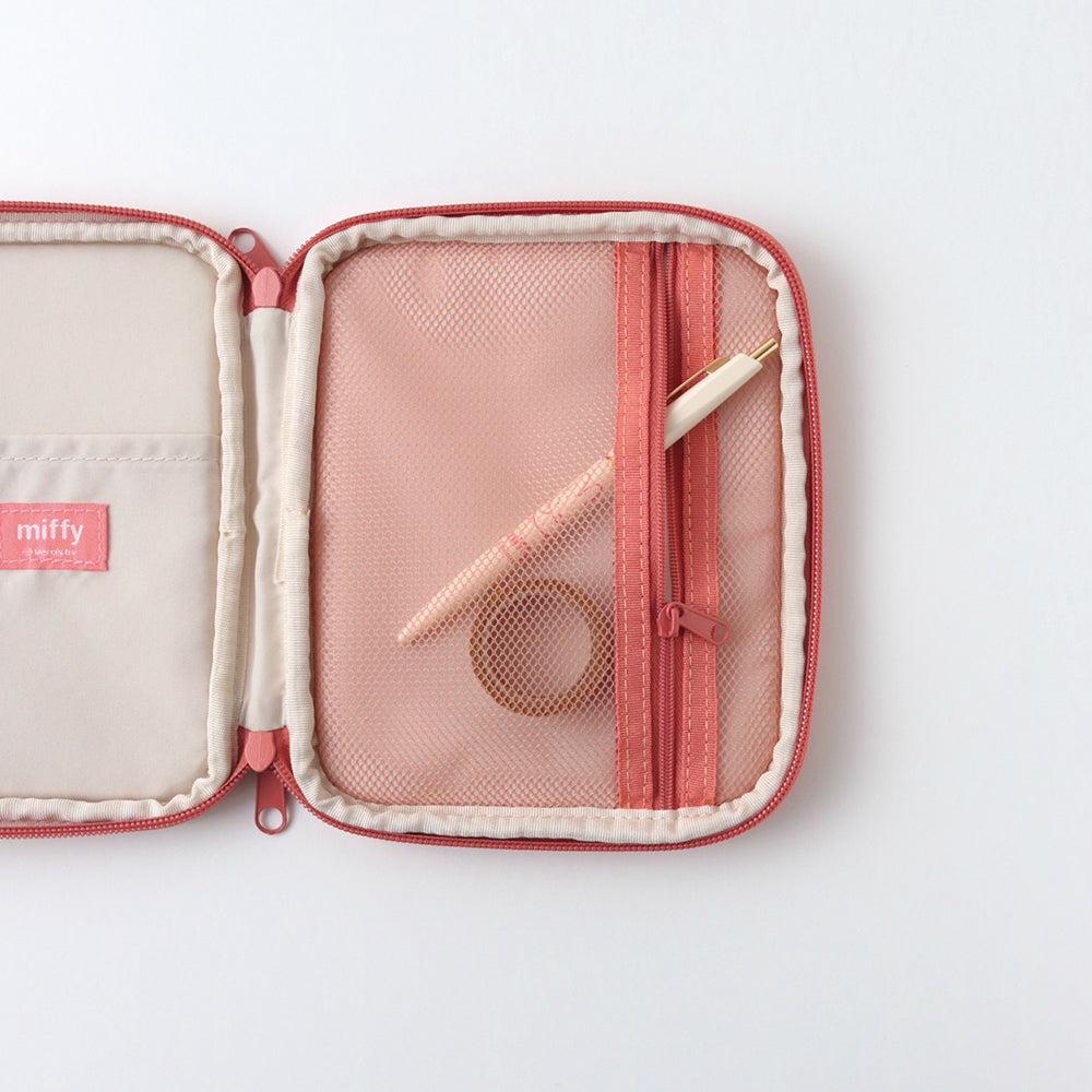 MIFFY x greenflash Multi Stationery Pouch 15x18x2.5cm Miffy