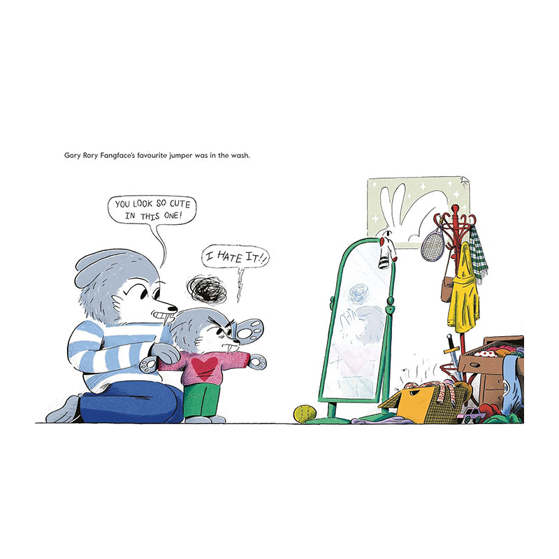 Gory Rory Fangface Needs A Kiss by Ziggy Hanaor and Ollie Silvester