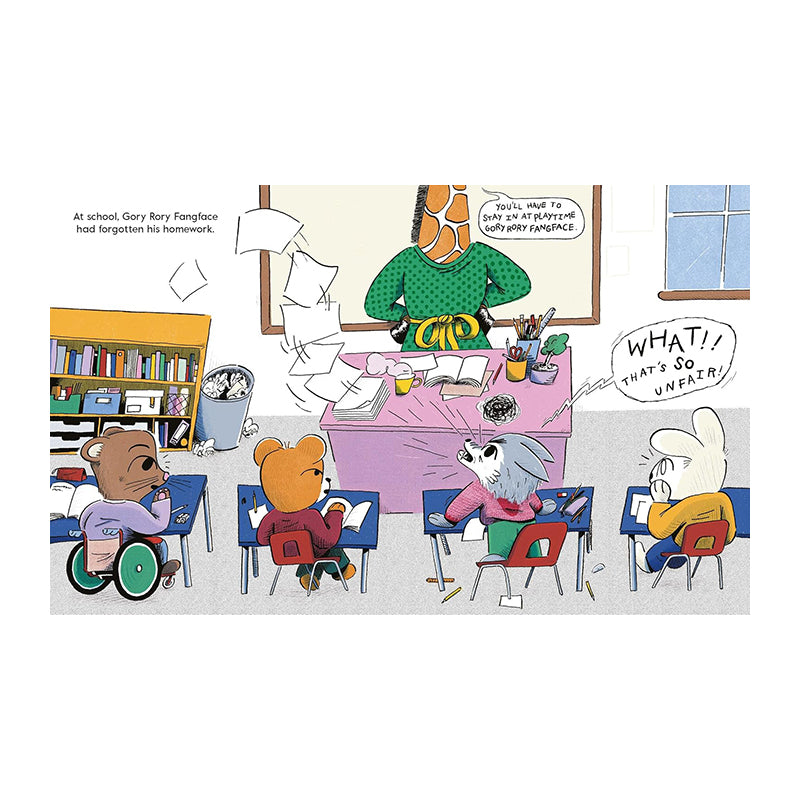 Gory Rory Fangface Needs A Kiss by Ziggy Hanaor and Ollie Silvester