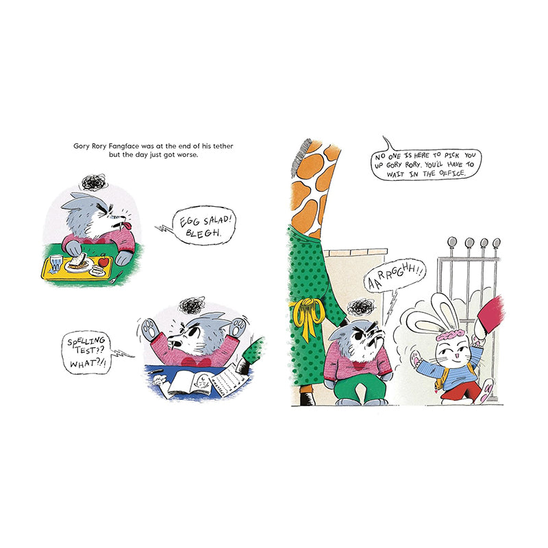 Gory Rory Fangface Needs A Kiss by Ziggy Hanaor and Ollie Silvester