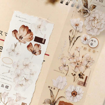 FRECKLES Tea PET Glossy Tape Chestnut Brown 10m