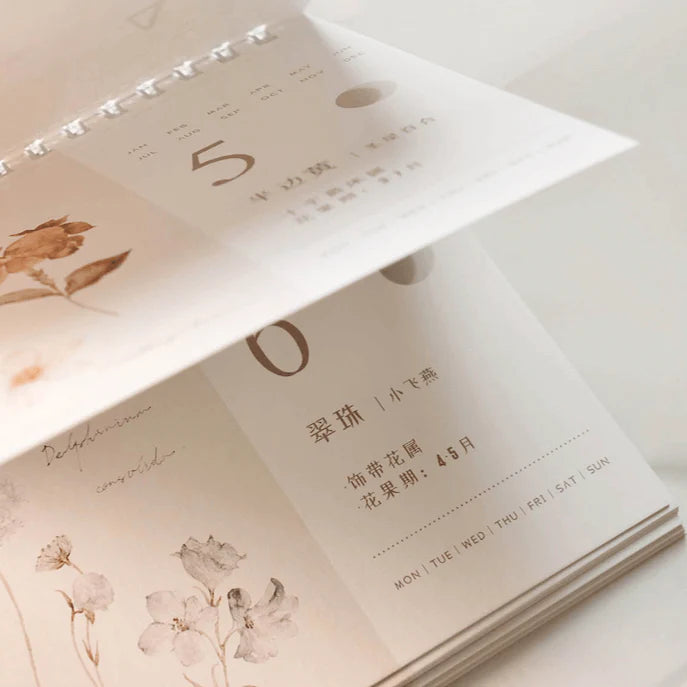 FRECKLES Tea Dateless Calendar