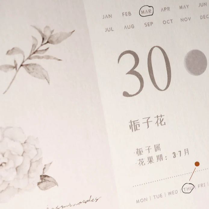 FRECKLES Tea Dateless Calendar