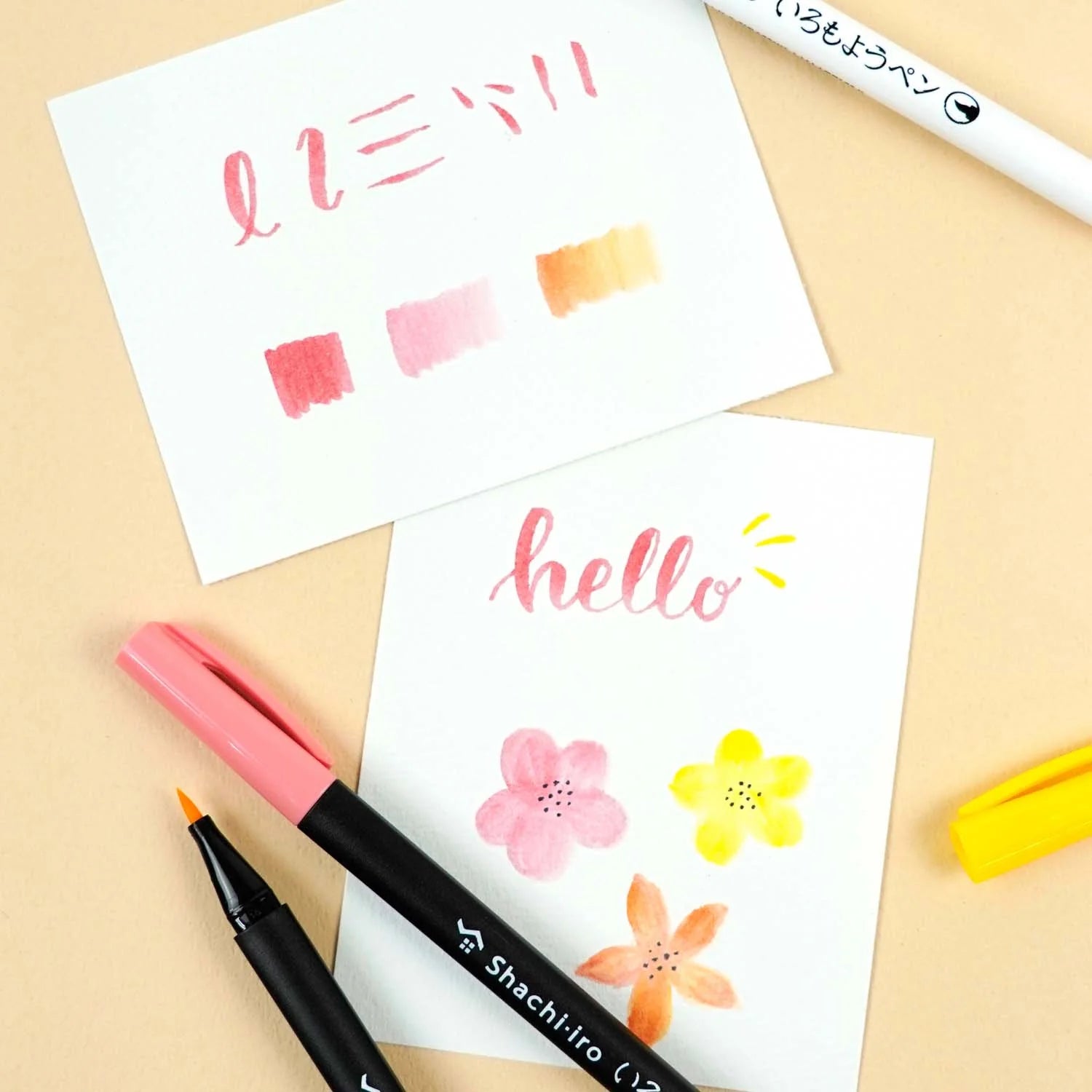 SHACHIHATA Iromoyou Pen Red