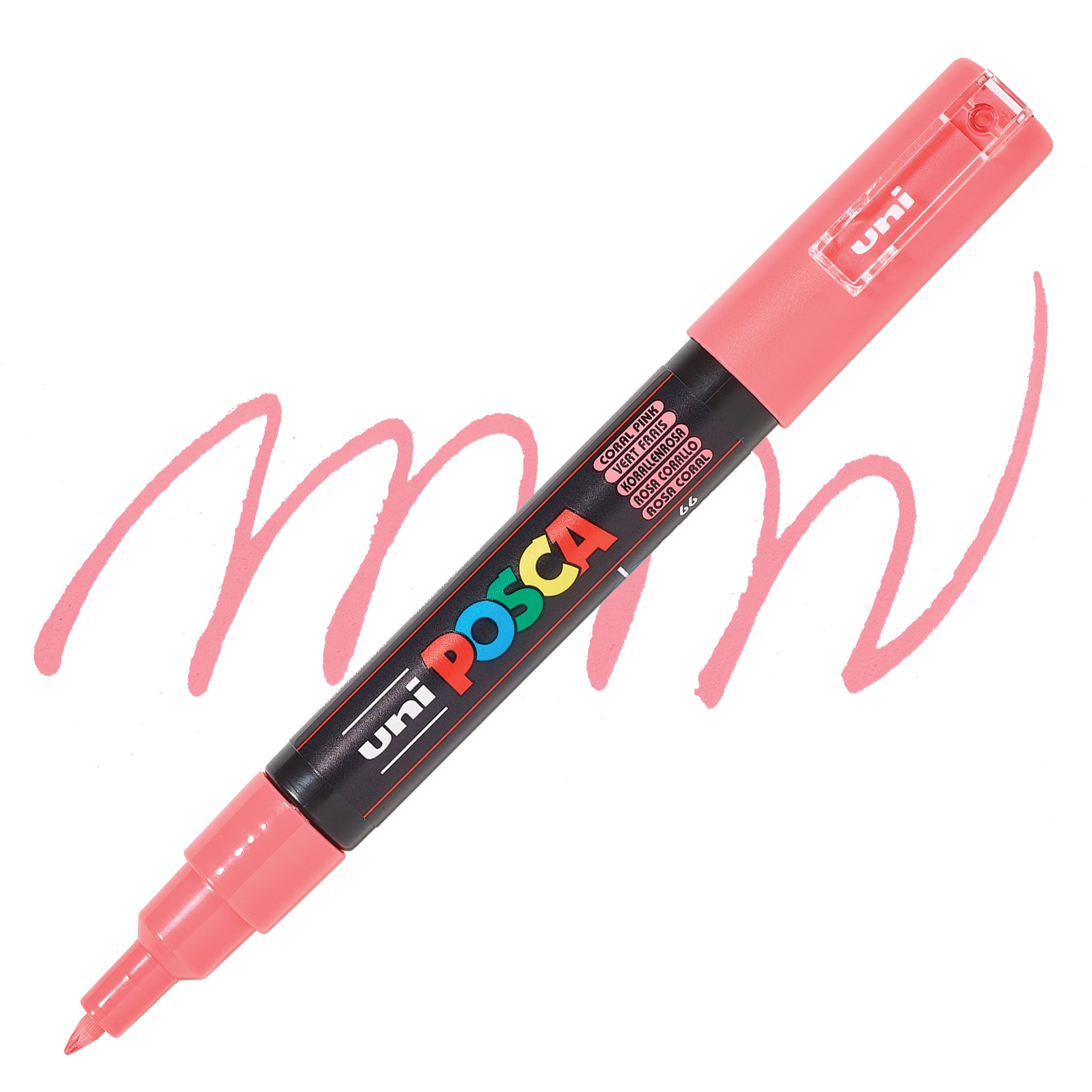 UNI POSCA Marker Extra Fine 0.7mm Coral Pink