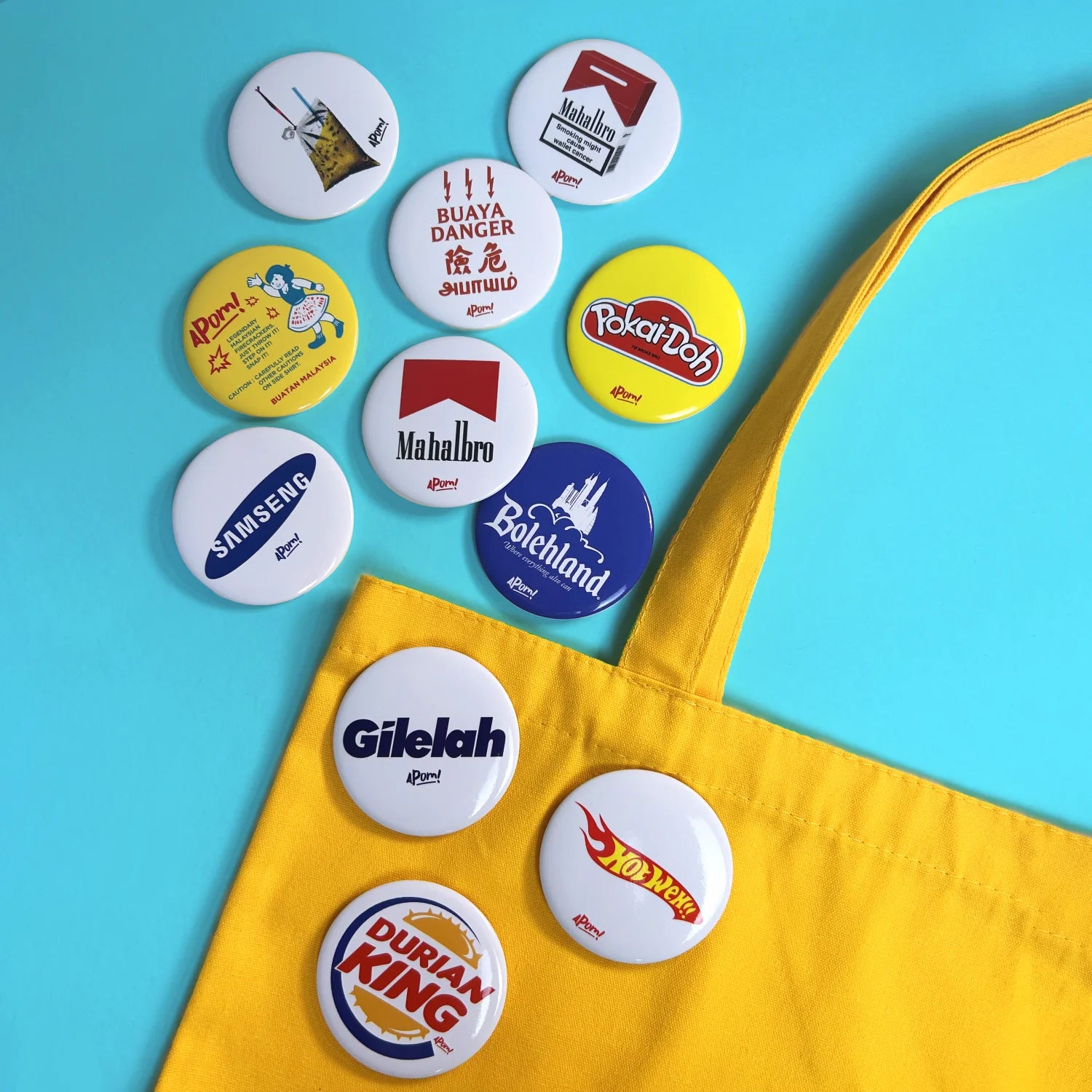 APOM Button Badge Pokai Doh