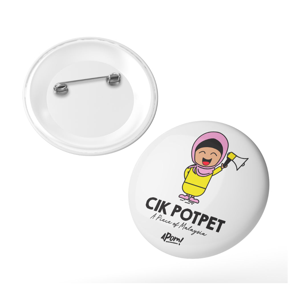 APOM Button Badge Cik Potpet