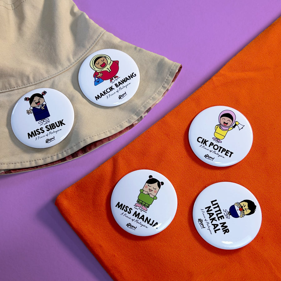 APOM Button Badge Cik Potpet