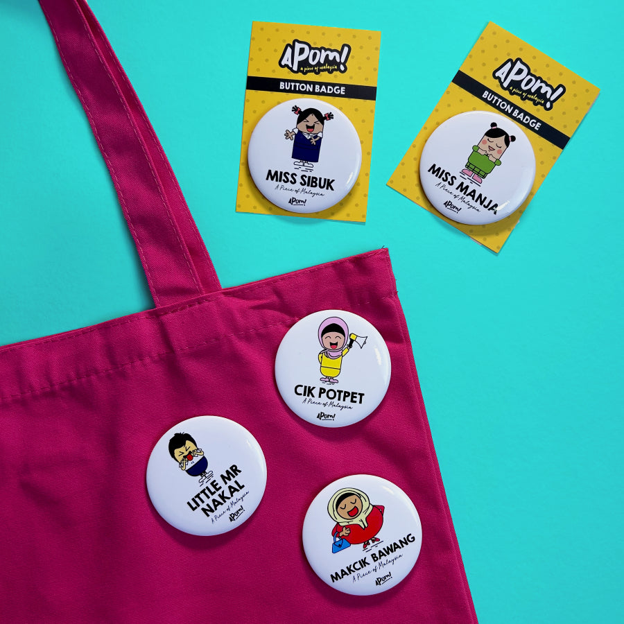 APOM Button Badge Miss Manja