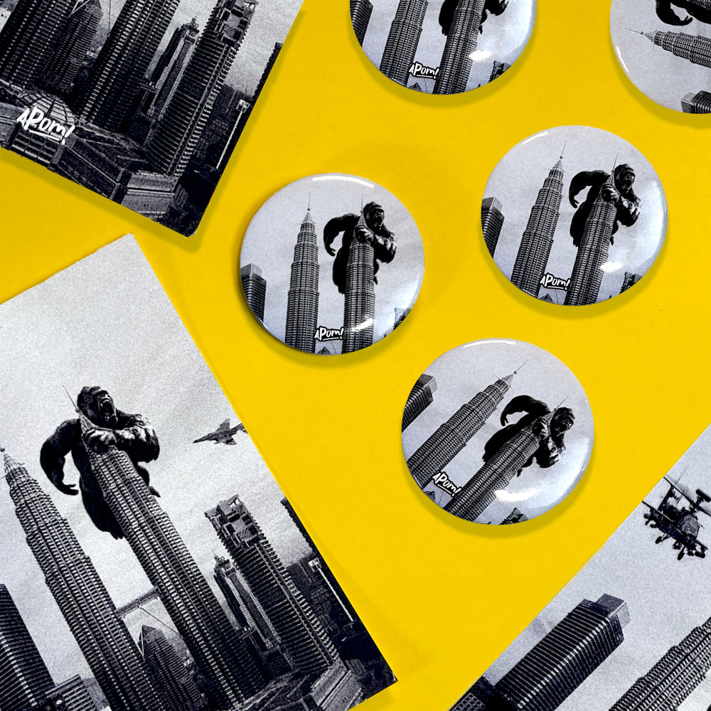 APOM Button Badge King Kong