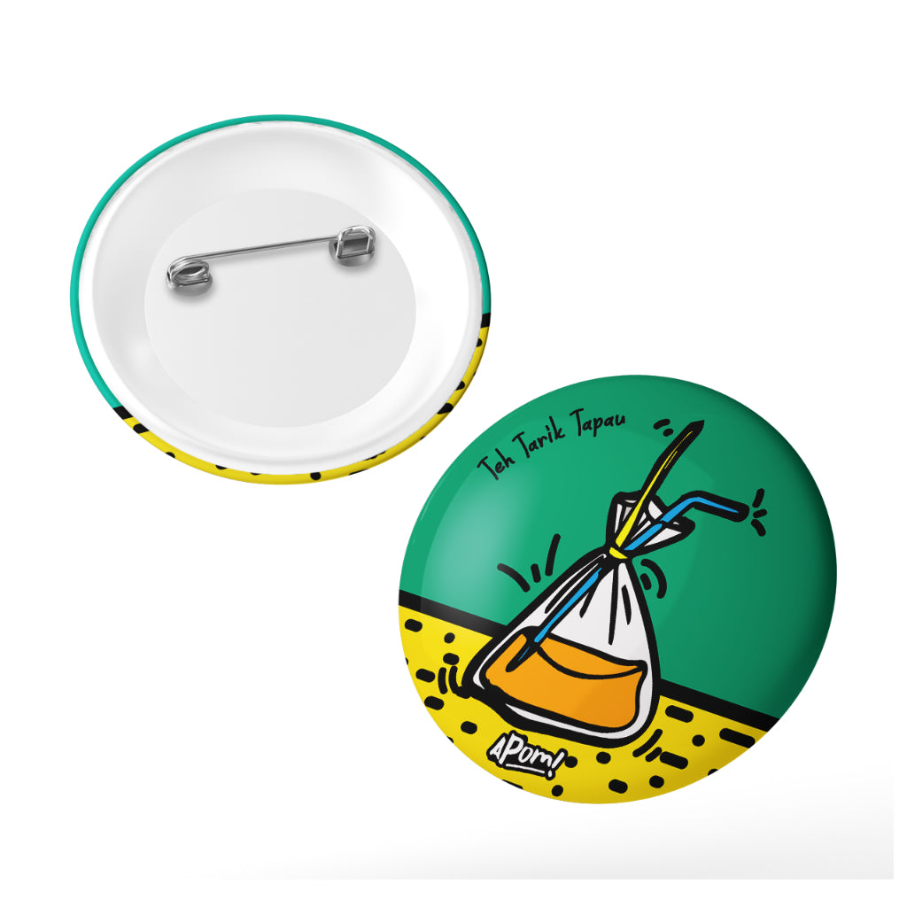 APOM Button Badge Pop Art-Ikat Tepi