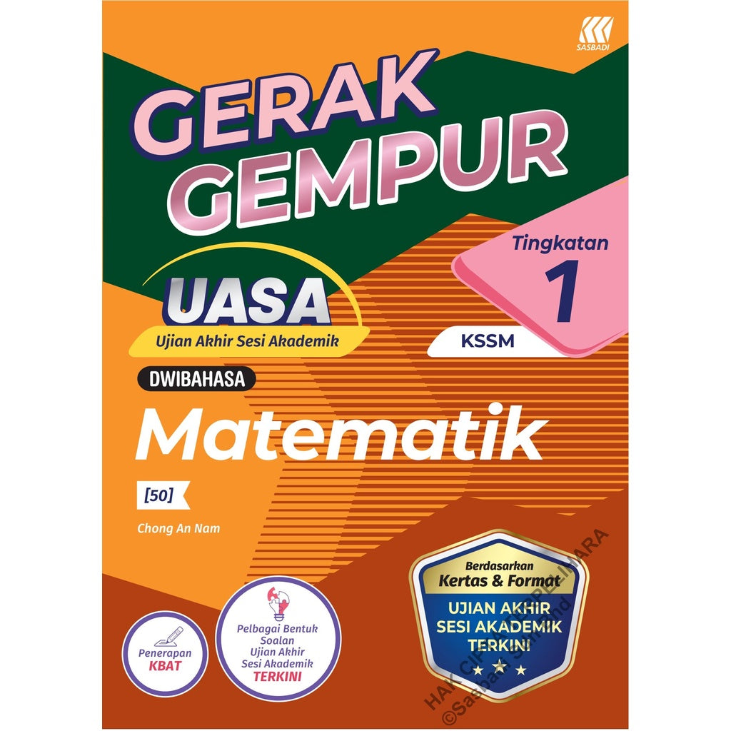 Gerak Gempur UASA KSSM (2023) Matematik Tingkatan 1