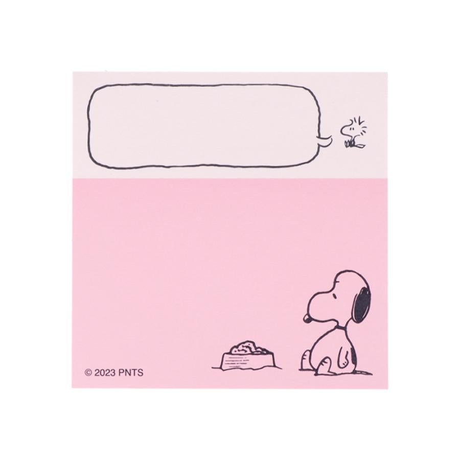 SUN-STAR Sticky Memo SN 284 Tsutto Peanuts Comical Scene Snoopy