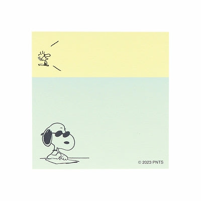 SUN-STAR Sticky Memo SN 284 Tsutto Peanuts Comical Scene Joe Cool