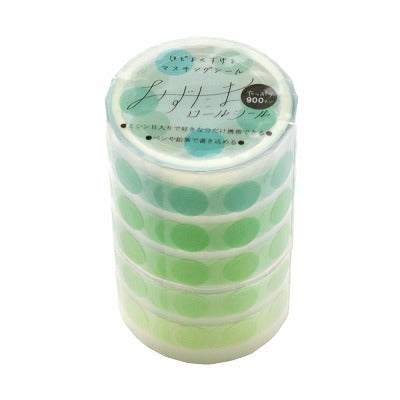 SUN-STAR Sticker Roll ST 858 Polka Dots Mint
