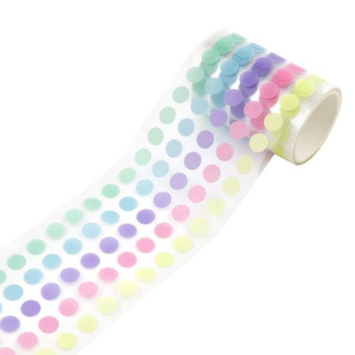 SUN-STAR Sticker Roll ST 858 Polka Dots Candy