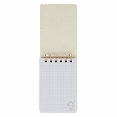 SUN-STAR Ring Memo Pad MP 284 A7 Peanuts Comical Scene Yellow