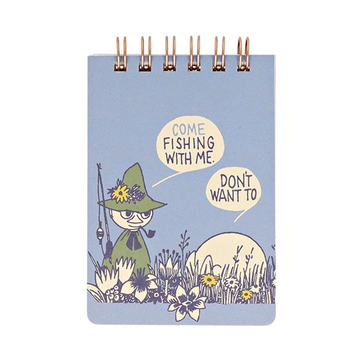 SUN-STAR Ring Memo Pad MP 284 A7 Moomin Blue
