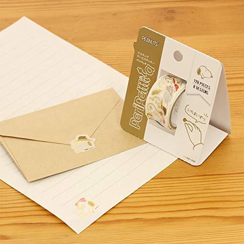 SUN-STAR Peri Petta Gold Sticker ST 483 Peanuts Snoopy Family