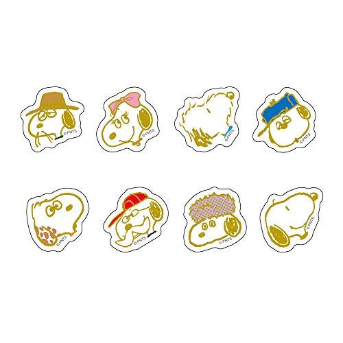 SUN-STAR Peri Petta Gold Sticker ST 483 Peanuts Snoopy Family