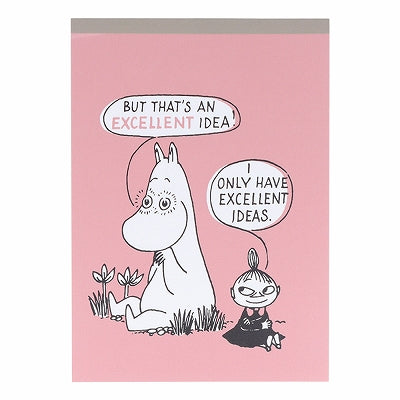 SUN-STAR Memo Pad MP 284 A6 Moomin Pink