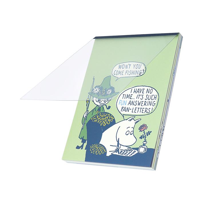 SUN-STAR Memo Pad MP 284 A6 Moomin Green