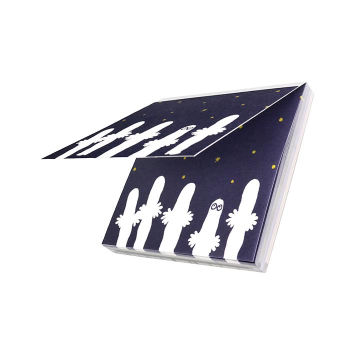 SUN-STAR Memo Pad MP 283 Moomin Hattifatteners
