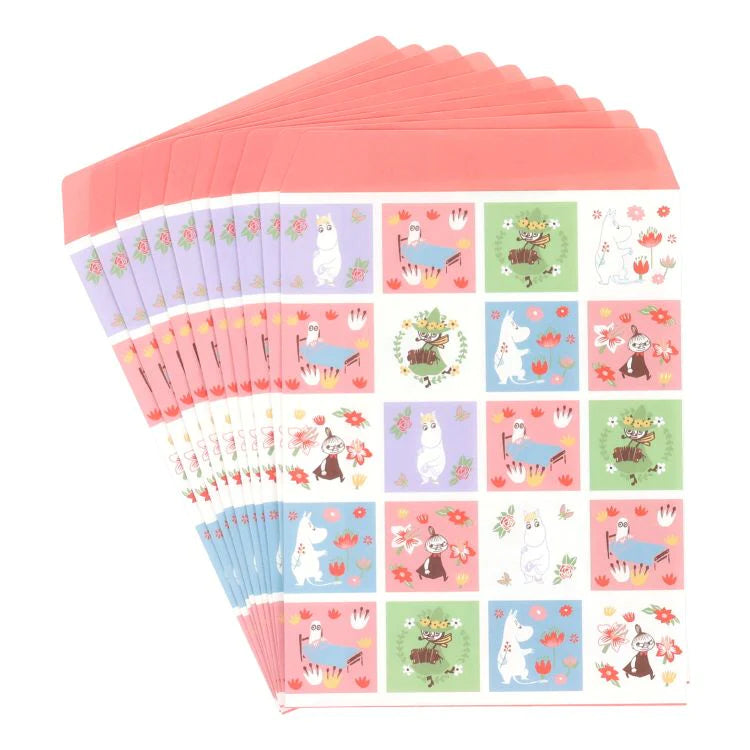 SUN-STAR Envelope E 216 Moomin Pattern