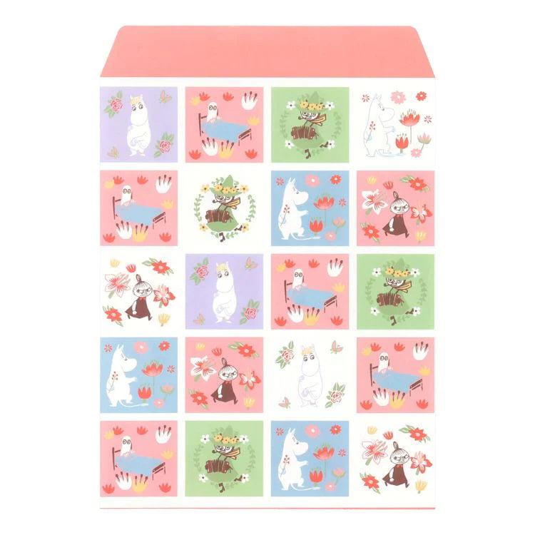 SUN-STAR Envelope E 216 Moomin Pattern
