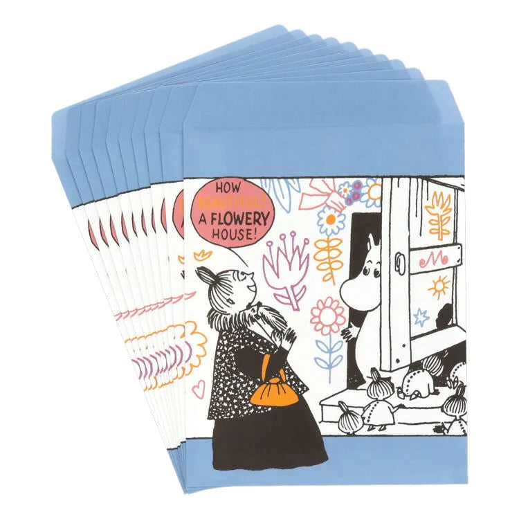 SUN-STAR Envelope E 216 Moomin Blue