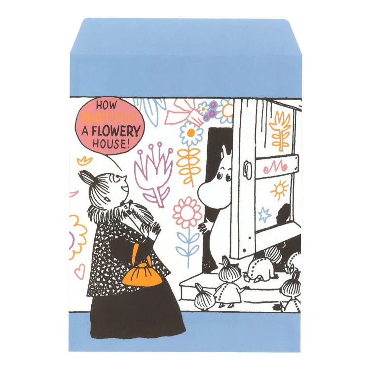 SUN-STAR Envelope E 216 Moomin Blue