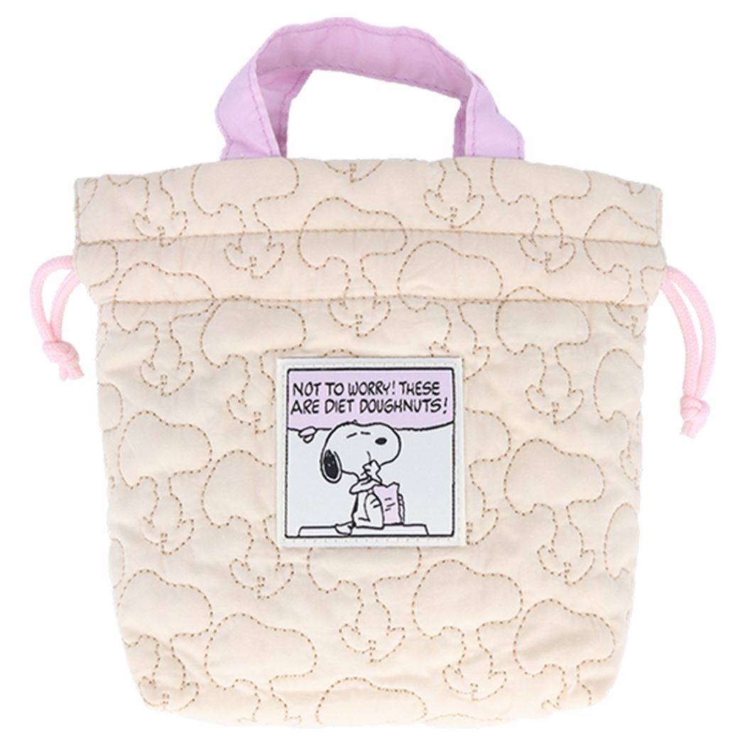 SUN-STAR Drawstring Pouch P 232 Peanuts Snoopy