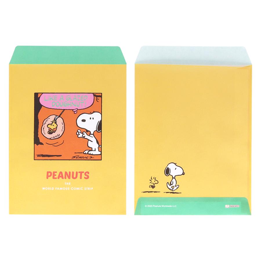 SUN-STAR Envelope E 232 Peanuts Comical Scene Yellow