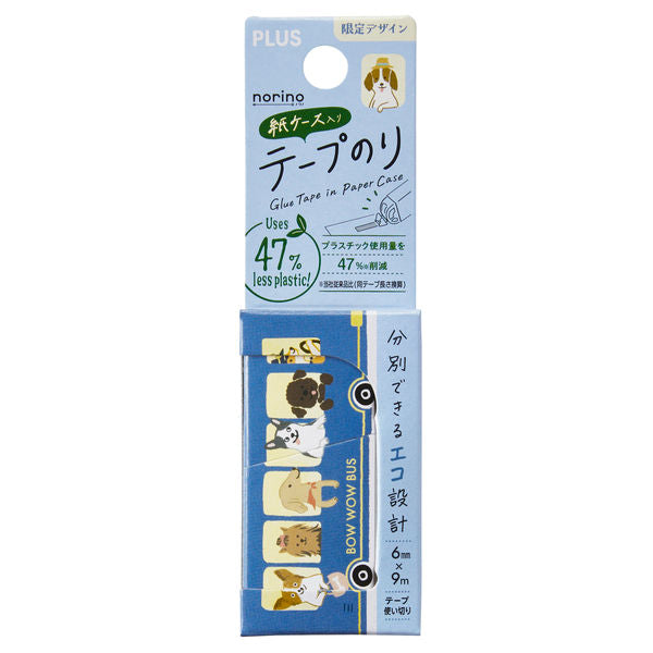 PLUS Paper Case Glue Tape TG 2011 6mmx9M Blue