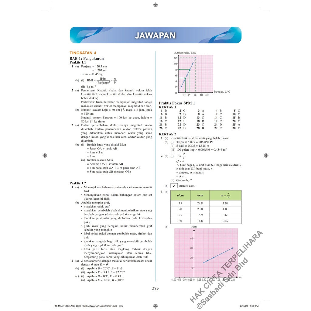 MasterClass SPM Fizik (Edisi 2023)