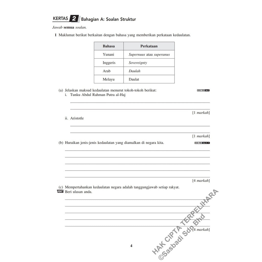 Gerak Gempur SPM Sejarah Tingkatan 5