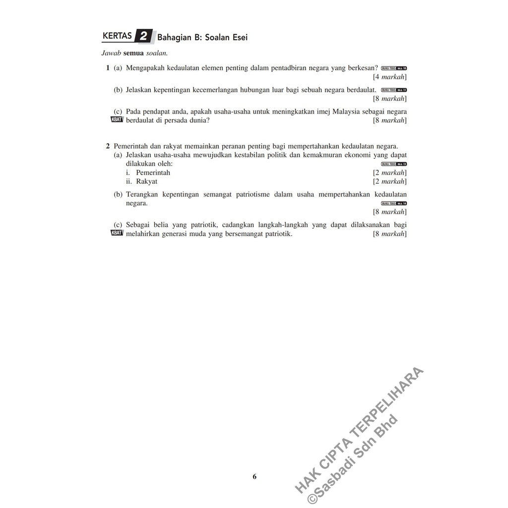 Gerak Gempur SPM Sejarah Tingkatan 5