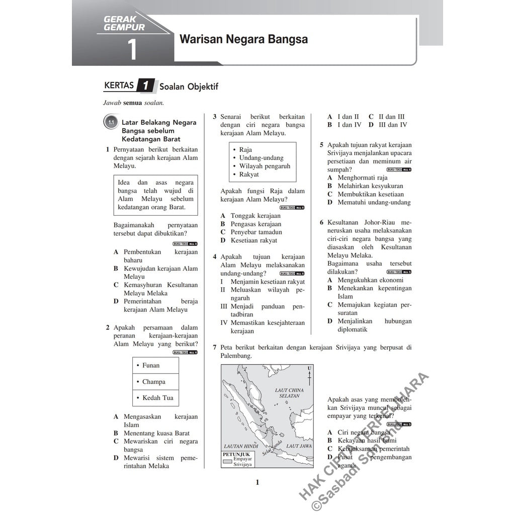 Gerak Gempur SPM Sejarah Tingkatan 4