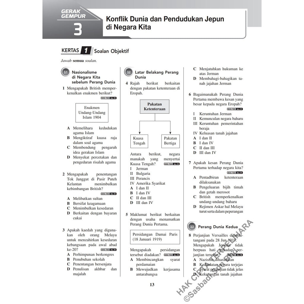 Gerak Gempur SPM Sejarah Tingkatan 4