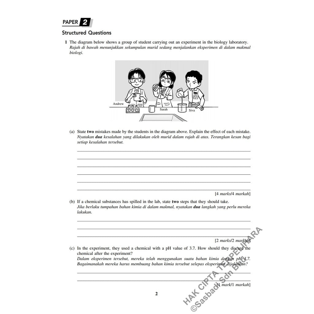 Gerak Gempur SPM Biologi (Bilingual) Tingkatan 4