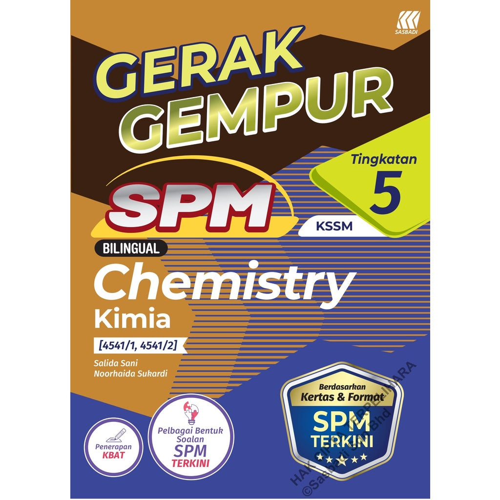 Gerak Gempur SPM Kimia (Bilingual) Tingkatan 5