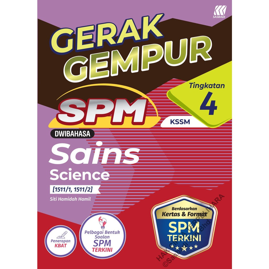 Gerak Gempur SPM Sains (Bilingual) Tingkatan 4